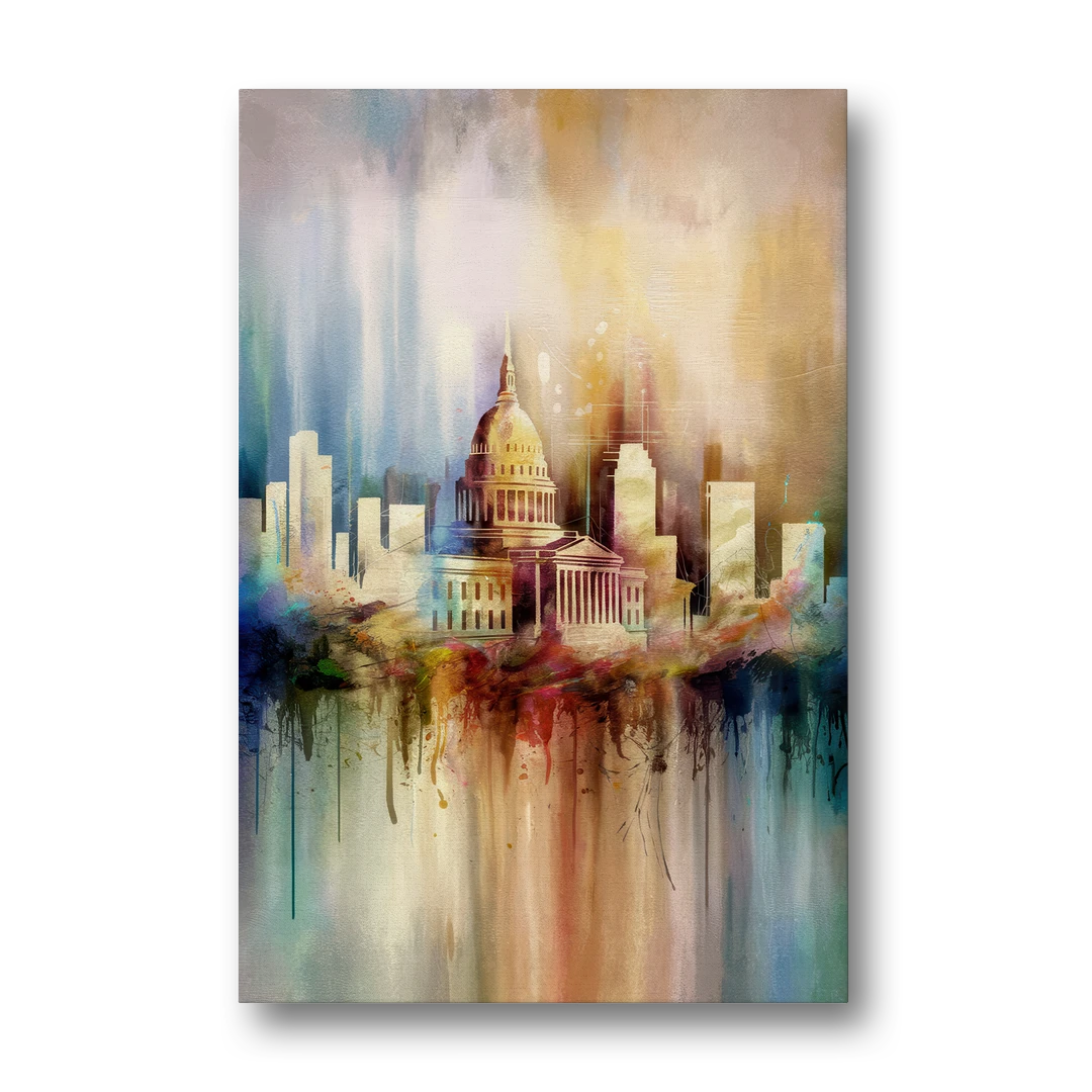 Nashville Tennessee State Capitol - Canvas Wall Art - Front
