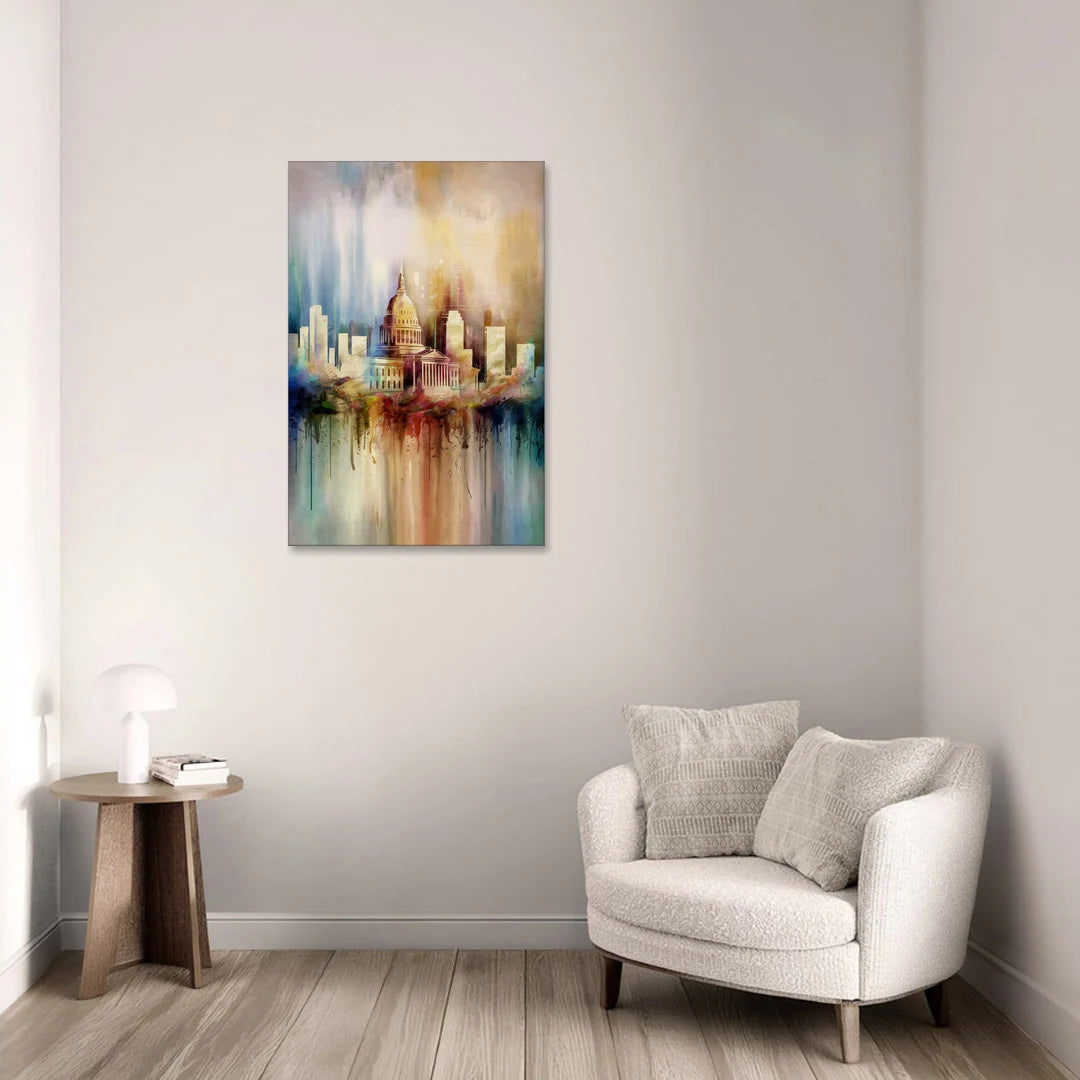 Nashville Tennessee State Capitol - Canvas Wall Art - Sofa - 24x36