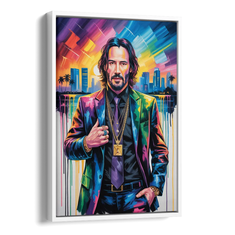 Neo Soul 2.0 Side - White Canvas Wall Art