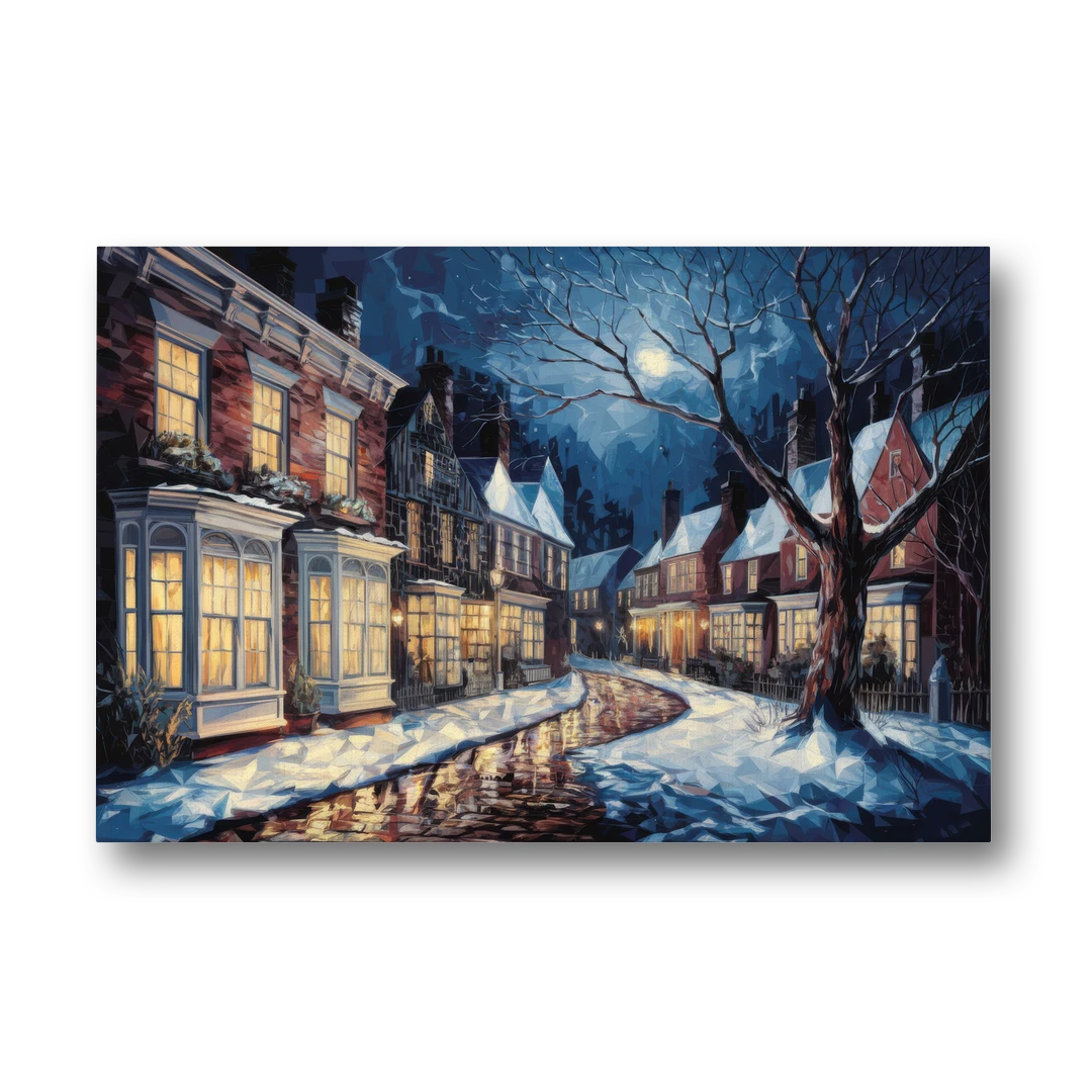 New Hope Historic Downtown - Canvas Wall Art - Front