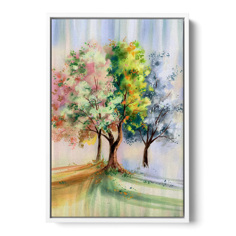 New Hope Seasonal Beauty Front - White Canvas Wall Art