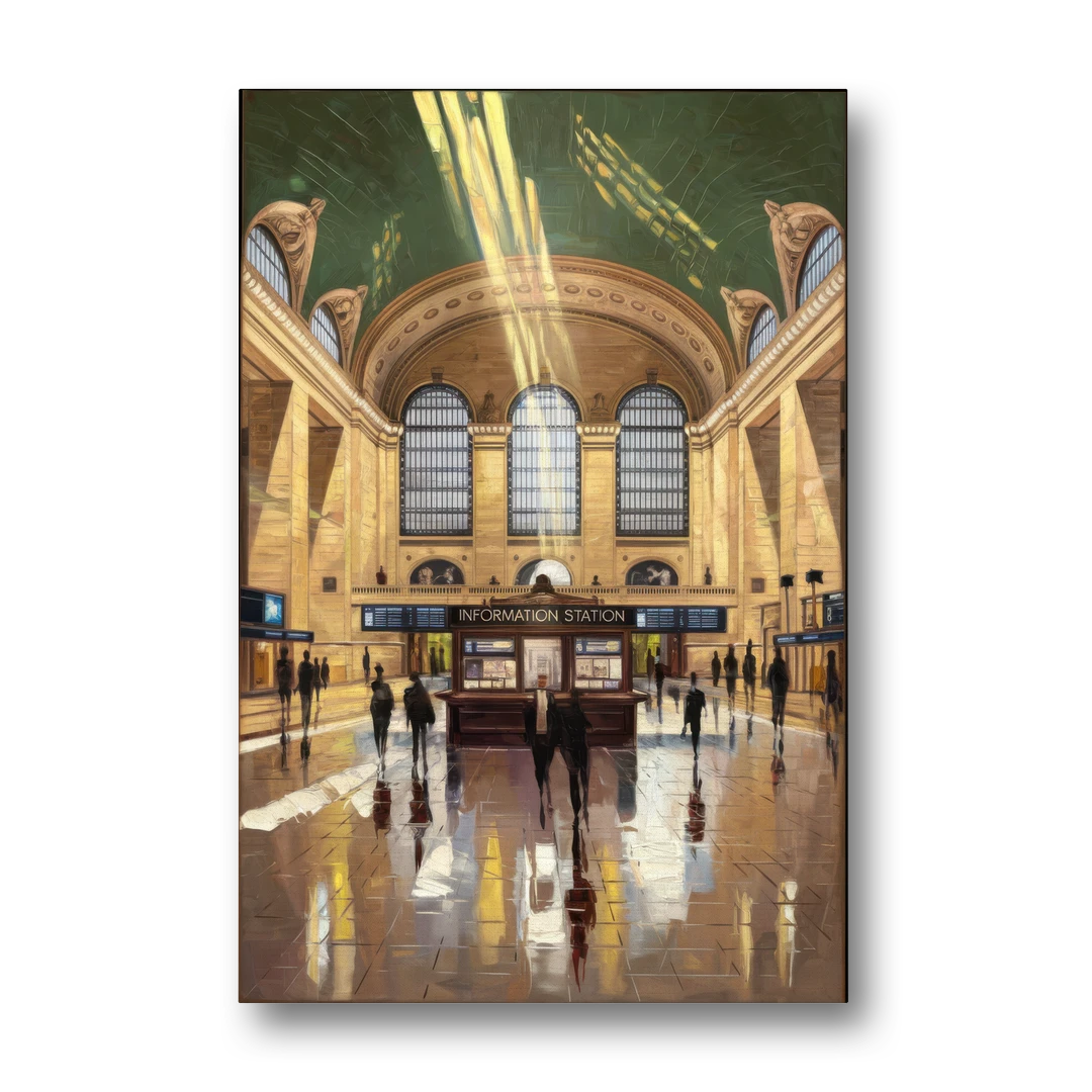 New York City Grand Central Station - Canvas Wall Art - Front