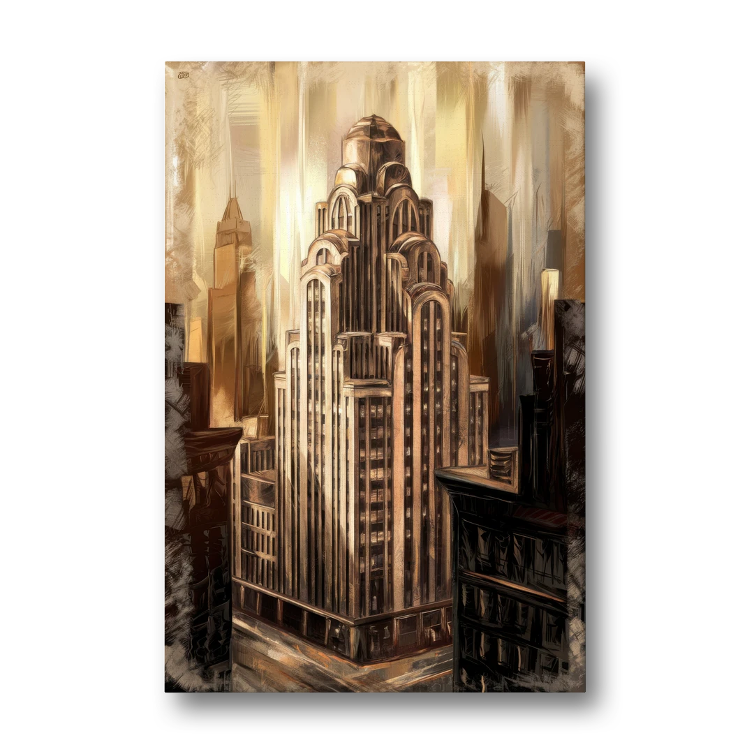 New York City Historic Architecture - Canvas Wall Art - Front
