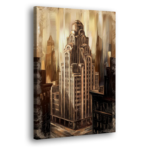 New York City Historic Architecture - Canvas Wall Art