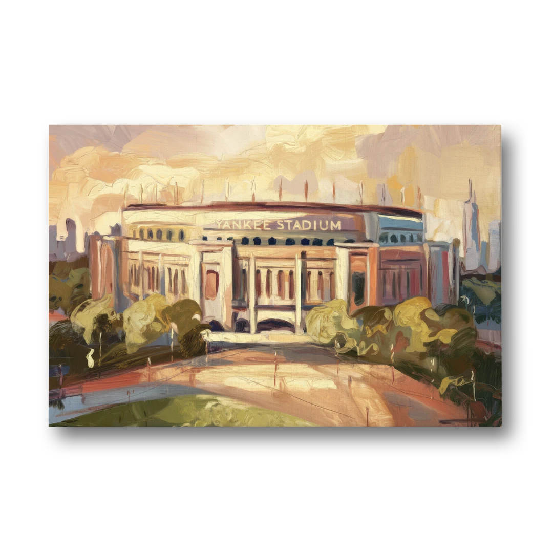 New York City Yankee Stadium - Canvas Wall Art - Front