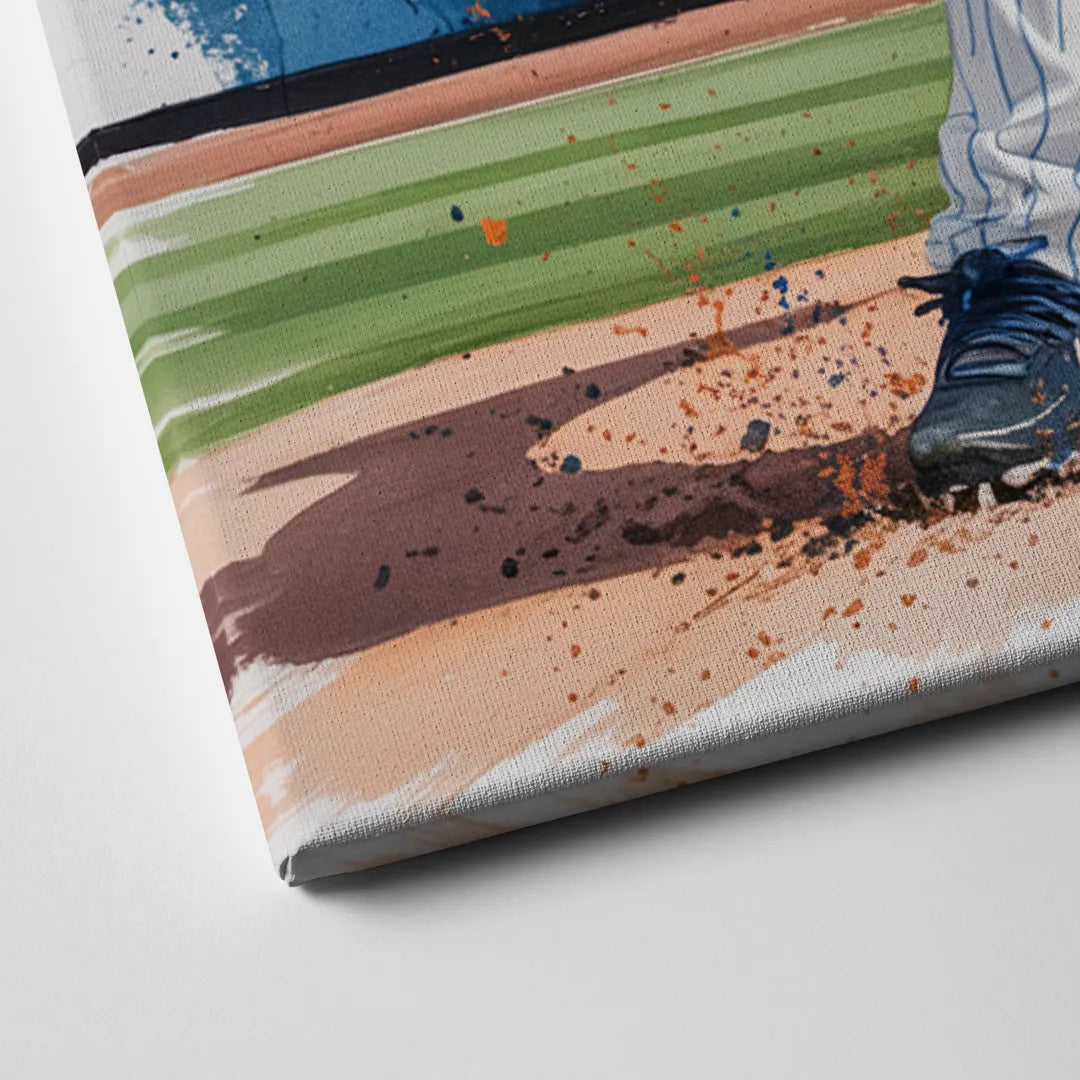 New York Mets Pitcher Windup Canvas Close Up