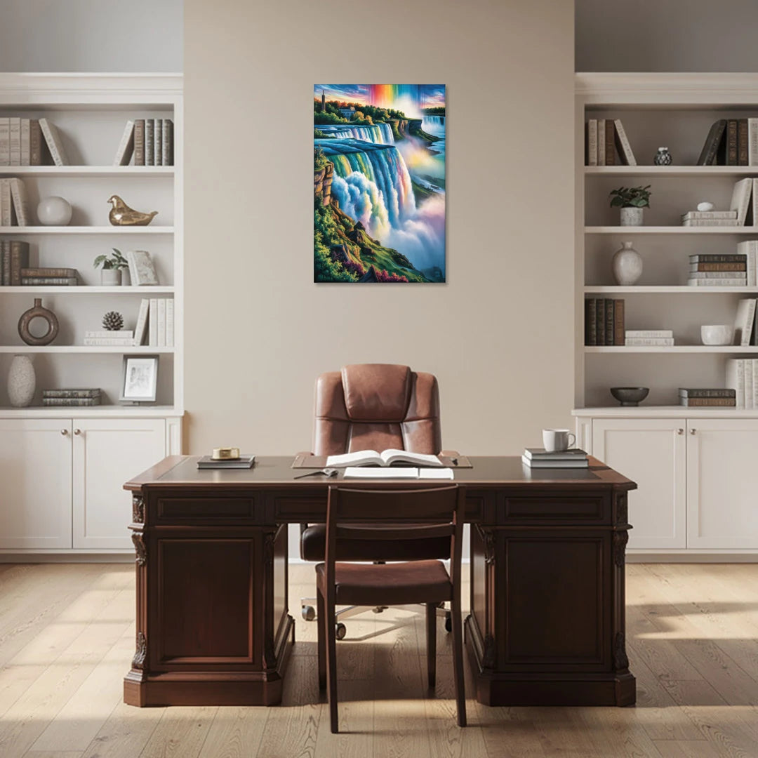 Niagara Falls Close Up - Canvas Wall Art - Office - 24x36