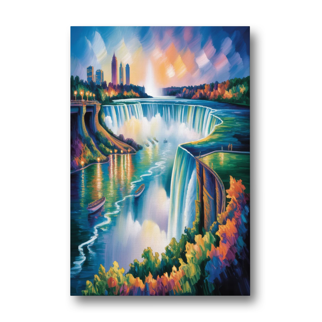 Niagara Falls Tunnel View - Canvas Wall Art - Front