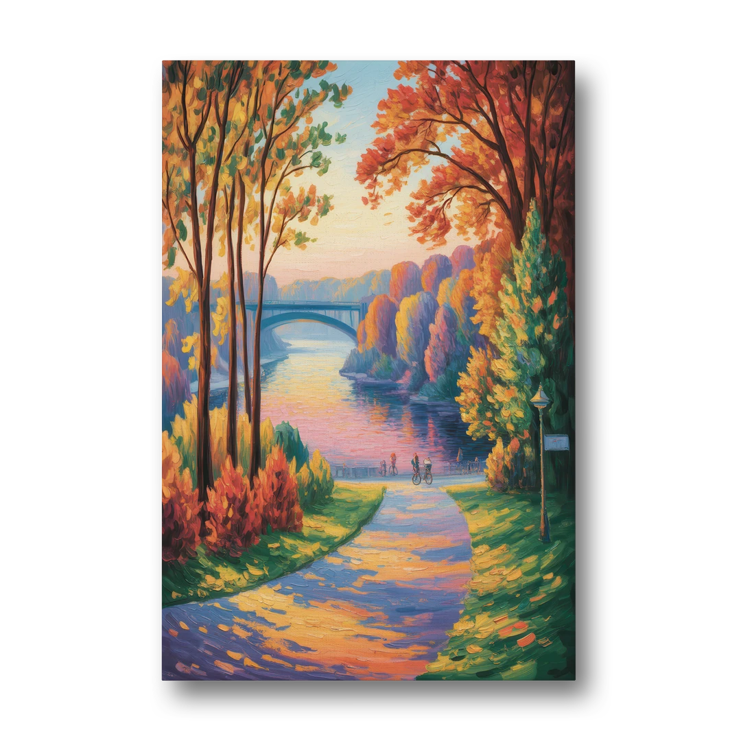 Niagara Parkway Autumn - Canvas Wall Art - Front