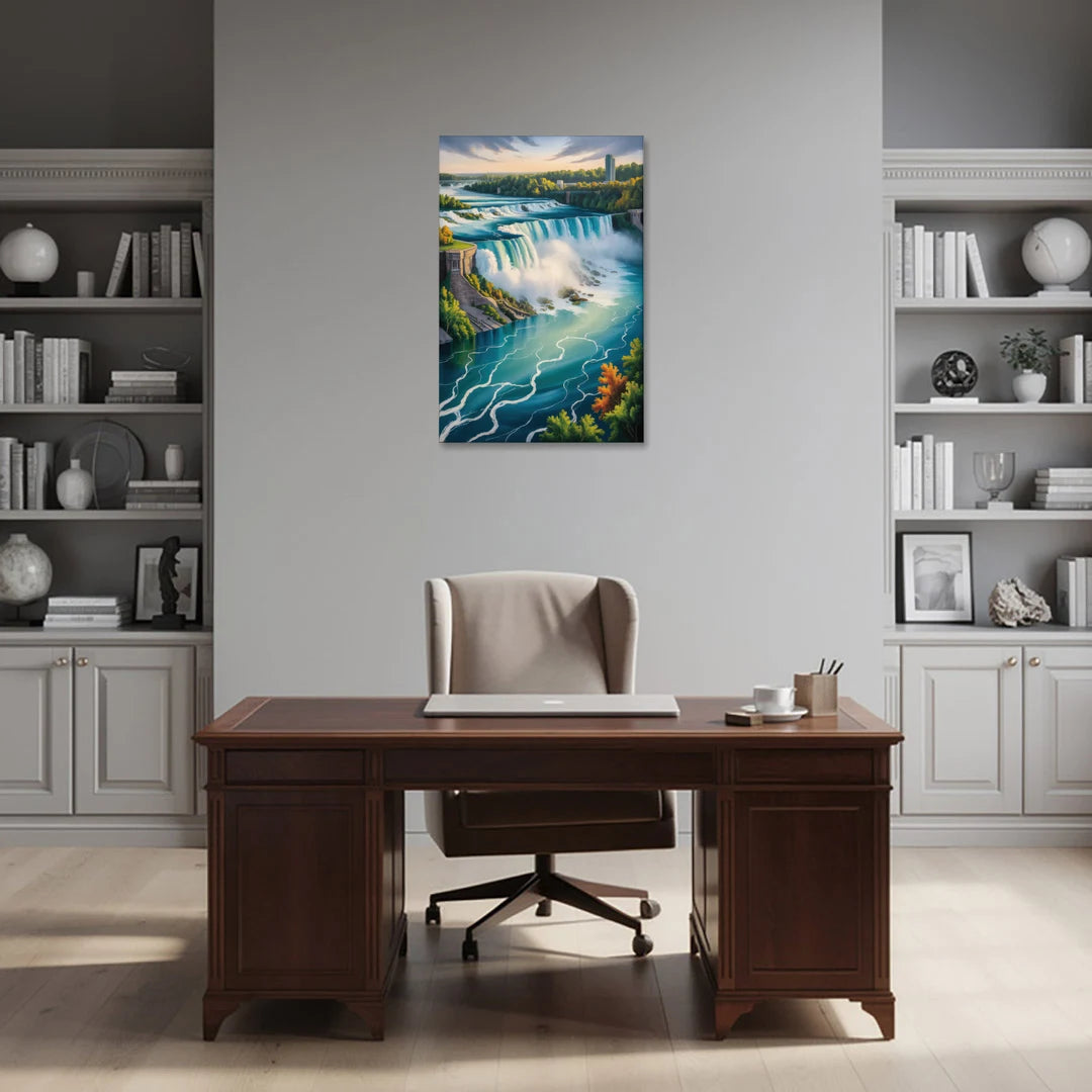 Niagara River Rapids - Canvas Wall Art - Office - 24x36