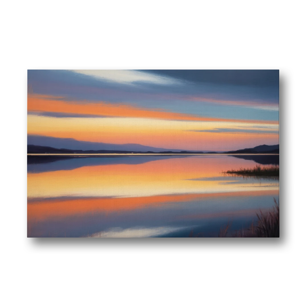 Nichupté Lagoon Sunset - Canvas Wall Art - Front
