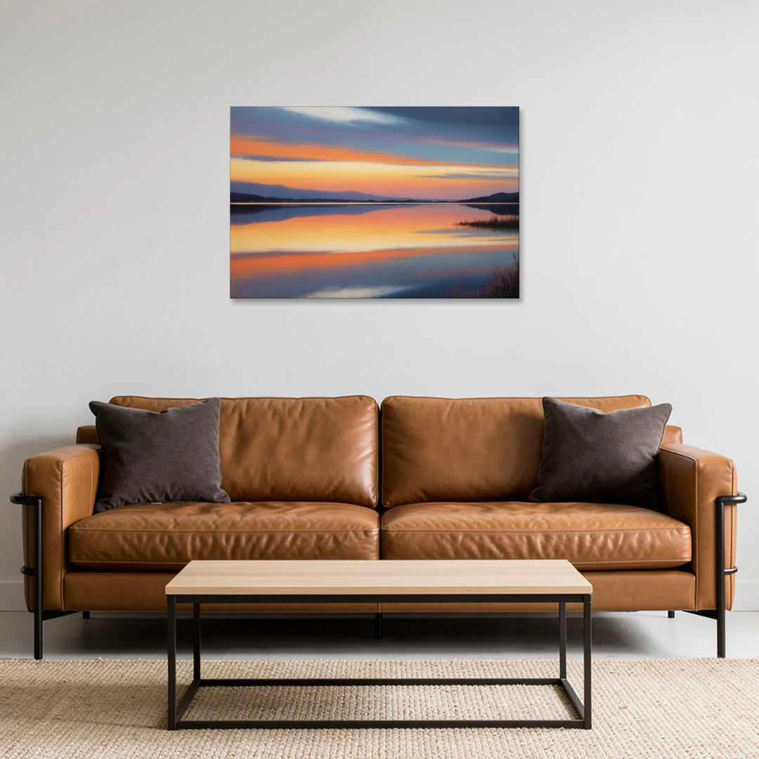 Nichupté Lagoon Sunset - Canvas Wall Art - Sofa - 36x24