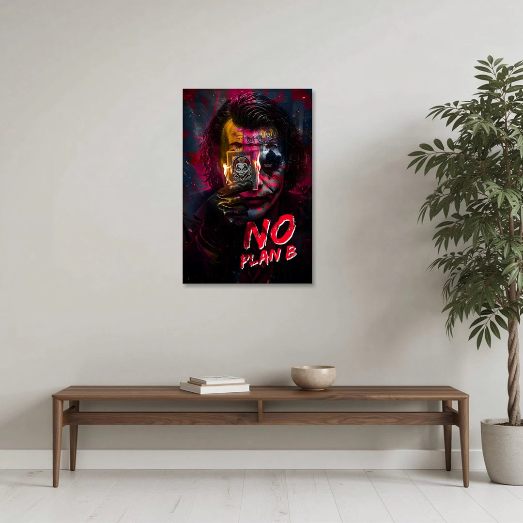 No Plan B - Canvas Wall Art - Coffee Table - 24x36