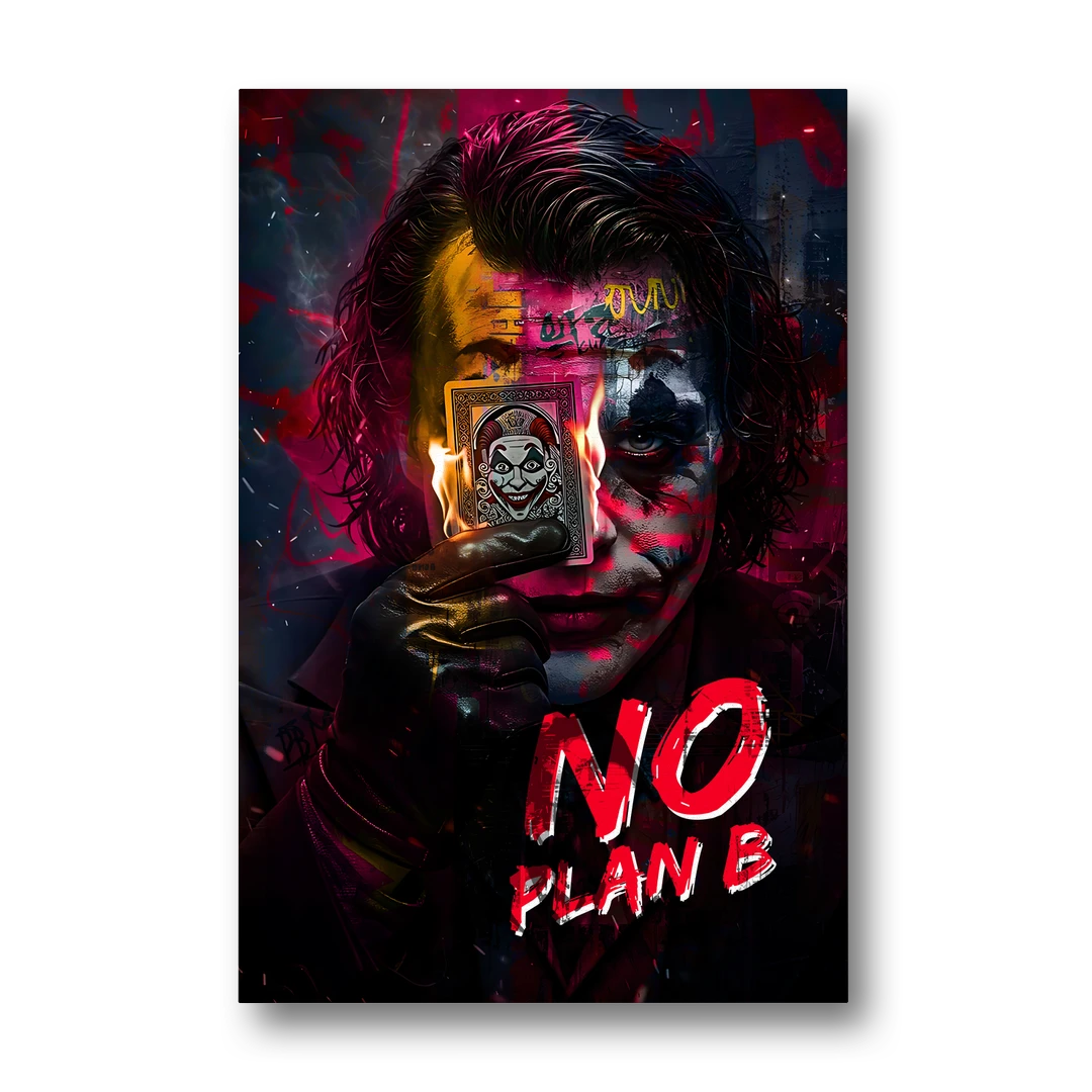 No Plan B - Canvas Wall Art - Front