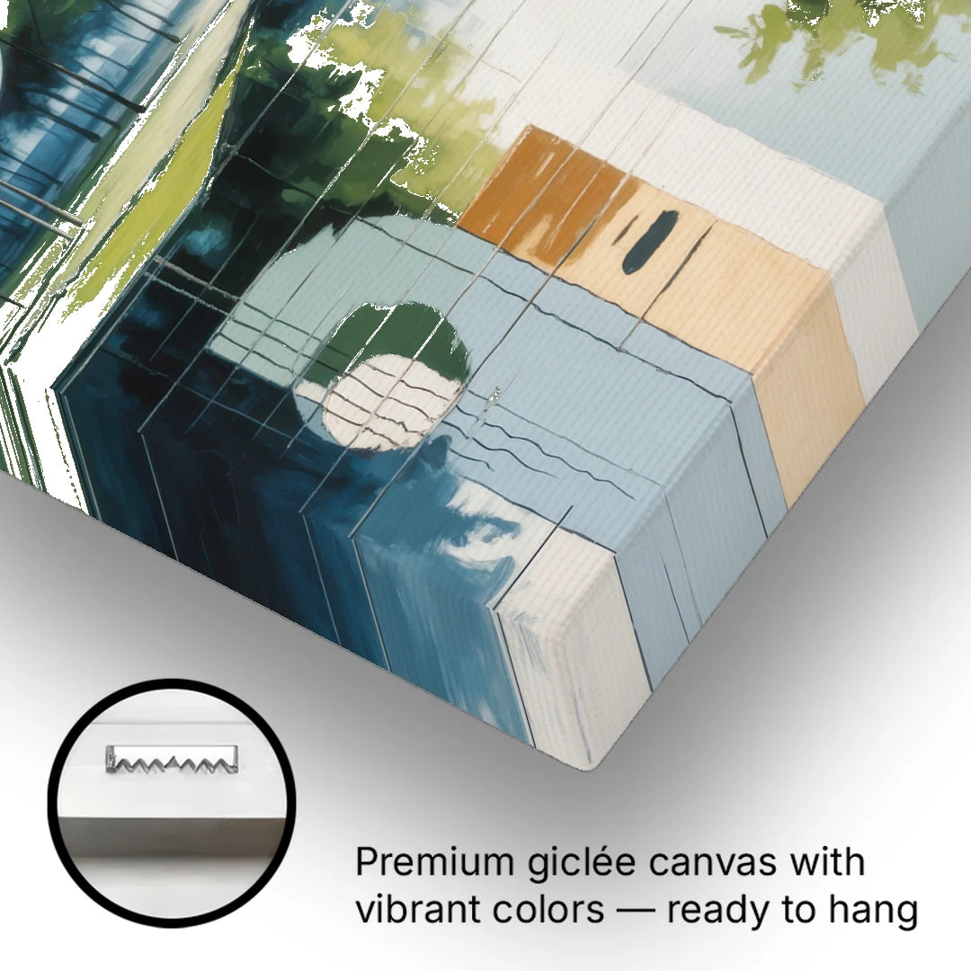 Nordpark Serenity - Canvas Wall Art - Gallery Wrap Corner