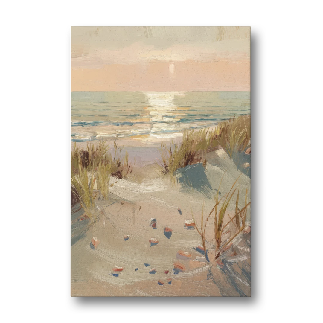 Norfolk Oceanfront Serenity - Canvas Wall Art - Front