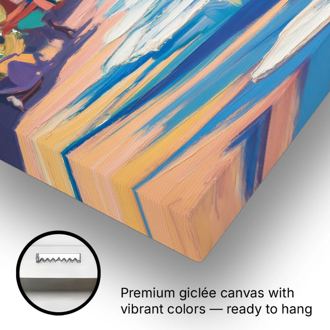 North Sayulita Shore - Canvas Wall Art - Gallery Wrap Corner
