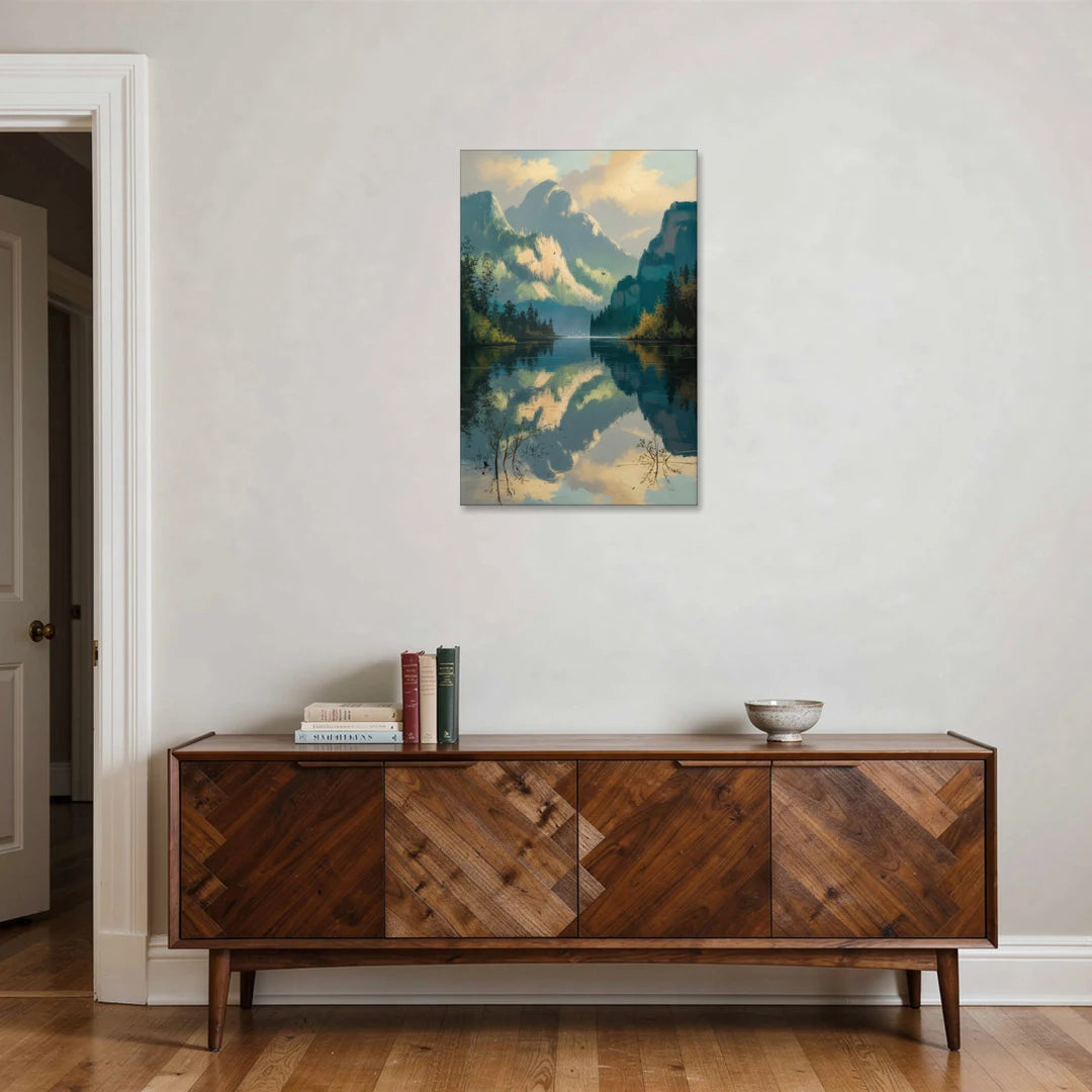 North Shore Mountains - Canvas Wall Art - Coffee Table - 24x36