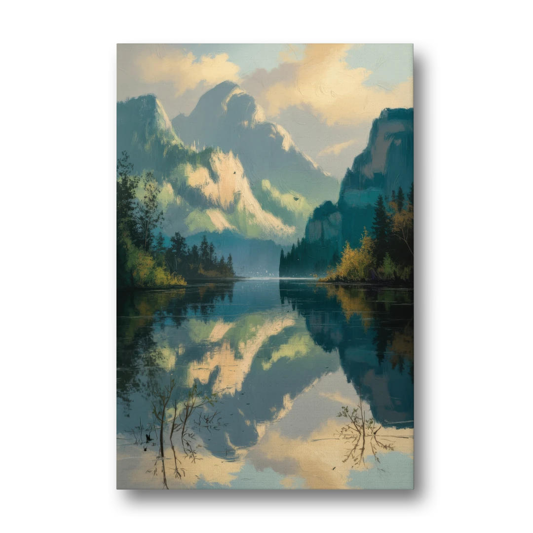 North Shore Mountains - Canvas Wall Art - Front