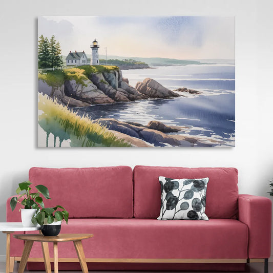 Nova Scotia Serenity Living Room - Canvas Wall Art