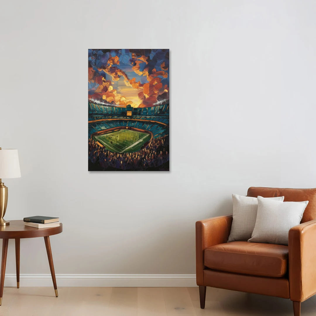 Oakland Coliseum Memories - Canvas Wall Art - Sofa - 24x36