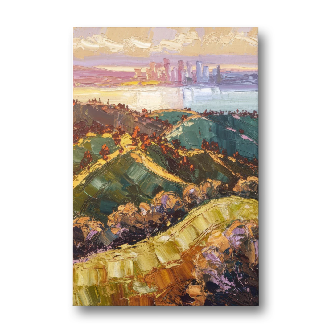 Oakland Hills Panorama - Canvas Wall Art - Front