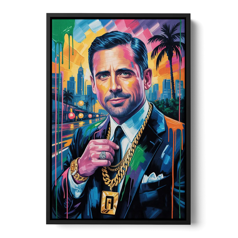 Office Legend 2.0 Front - Black Canvas Wall Art