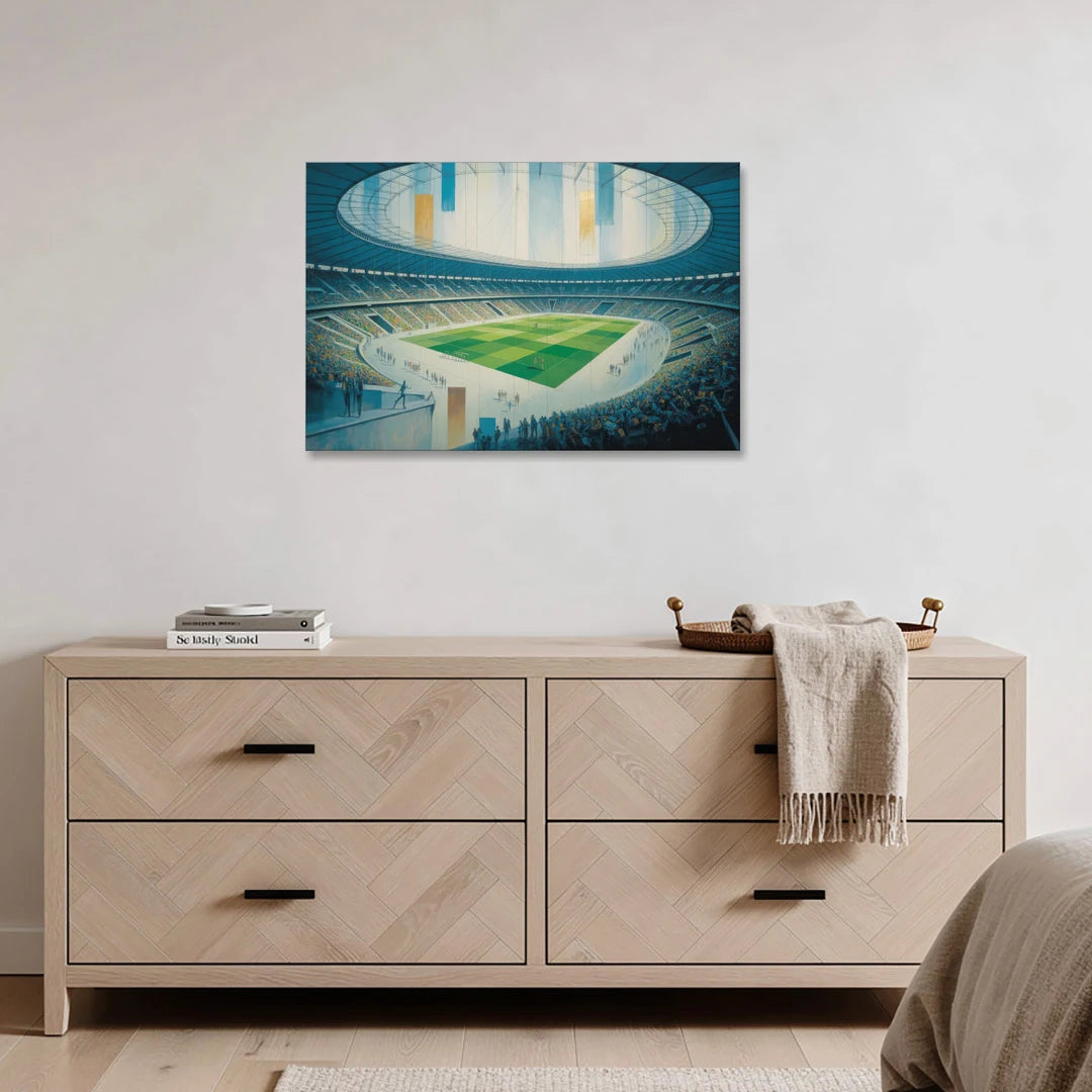 Olympic Stadium Panorama - Canvas Wall Art - Coffee Table - 36x24