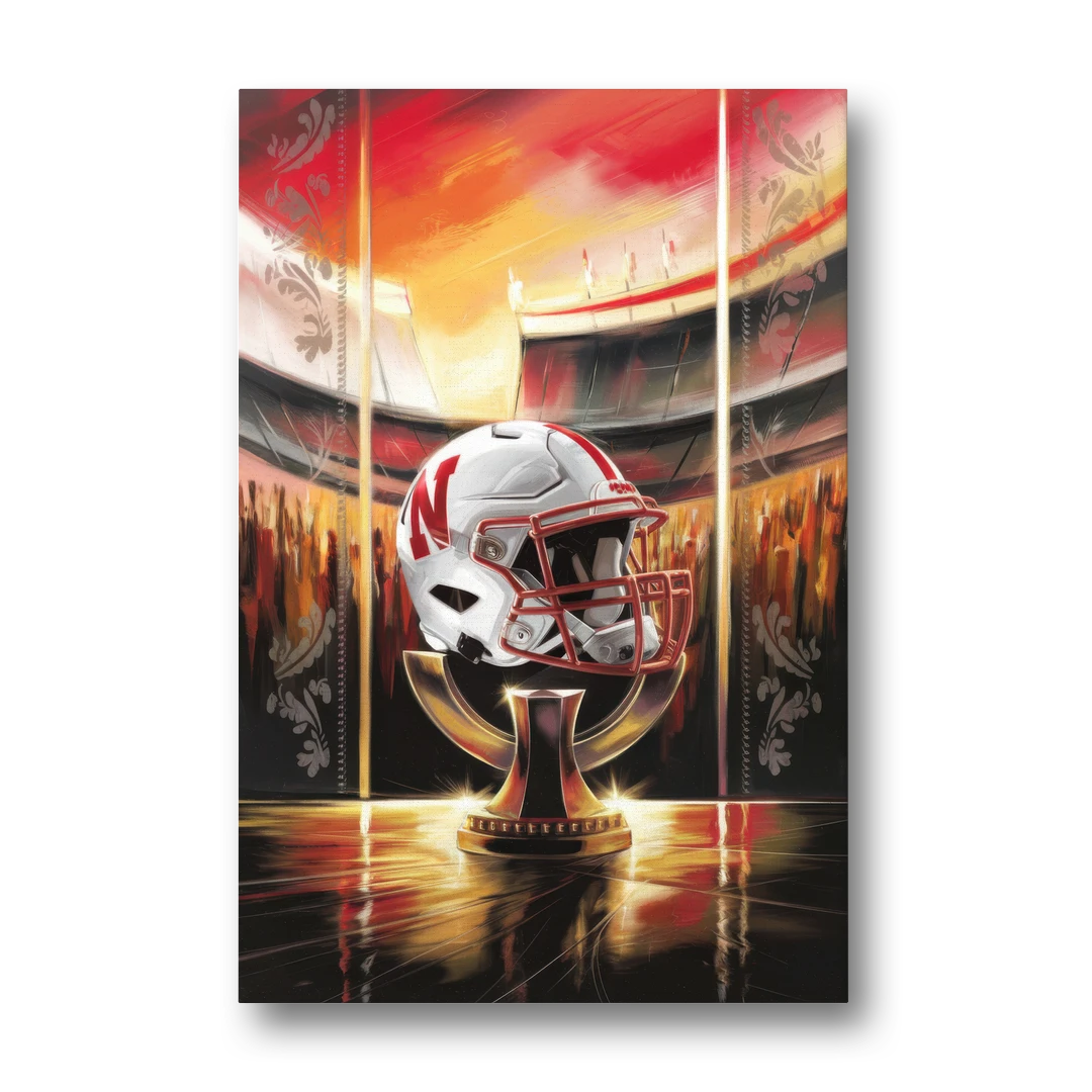 Omaha Cornhusker Spirit - Canvas Wall Art - Front
