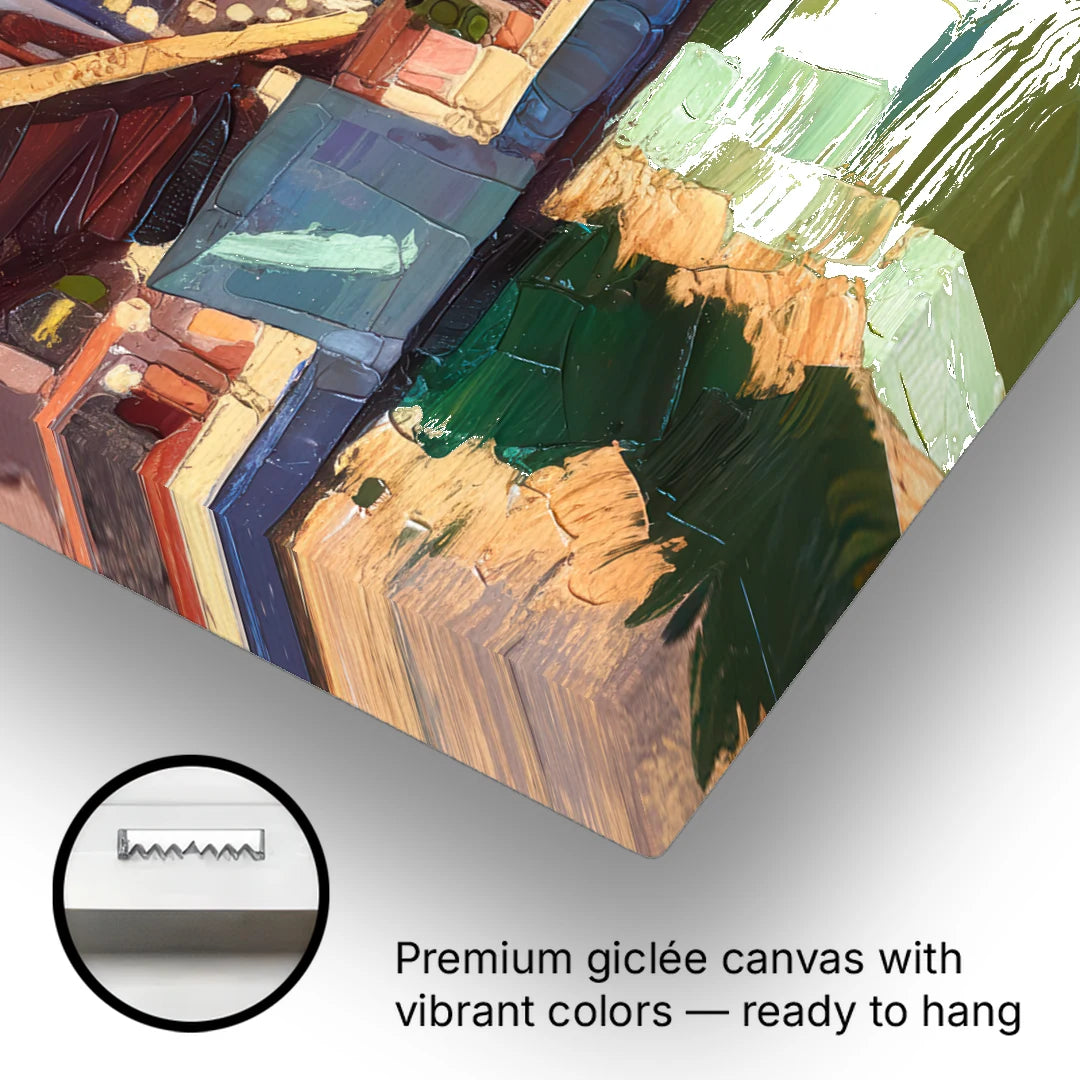 Omaha Historic Landmarks - Canvas Wall Art - Gallery Wrap Corner