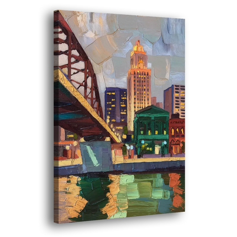 Omaha Historic Landmarks - Canvas Wall Art