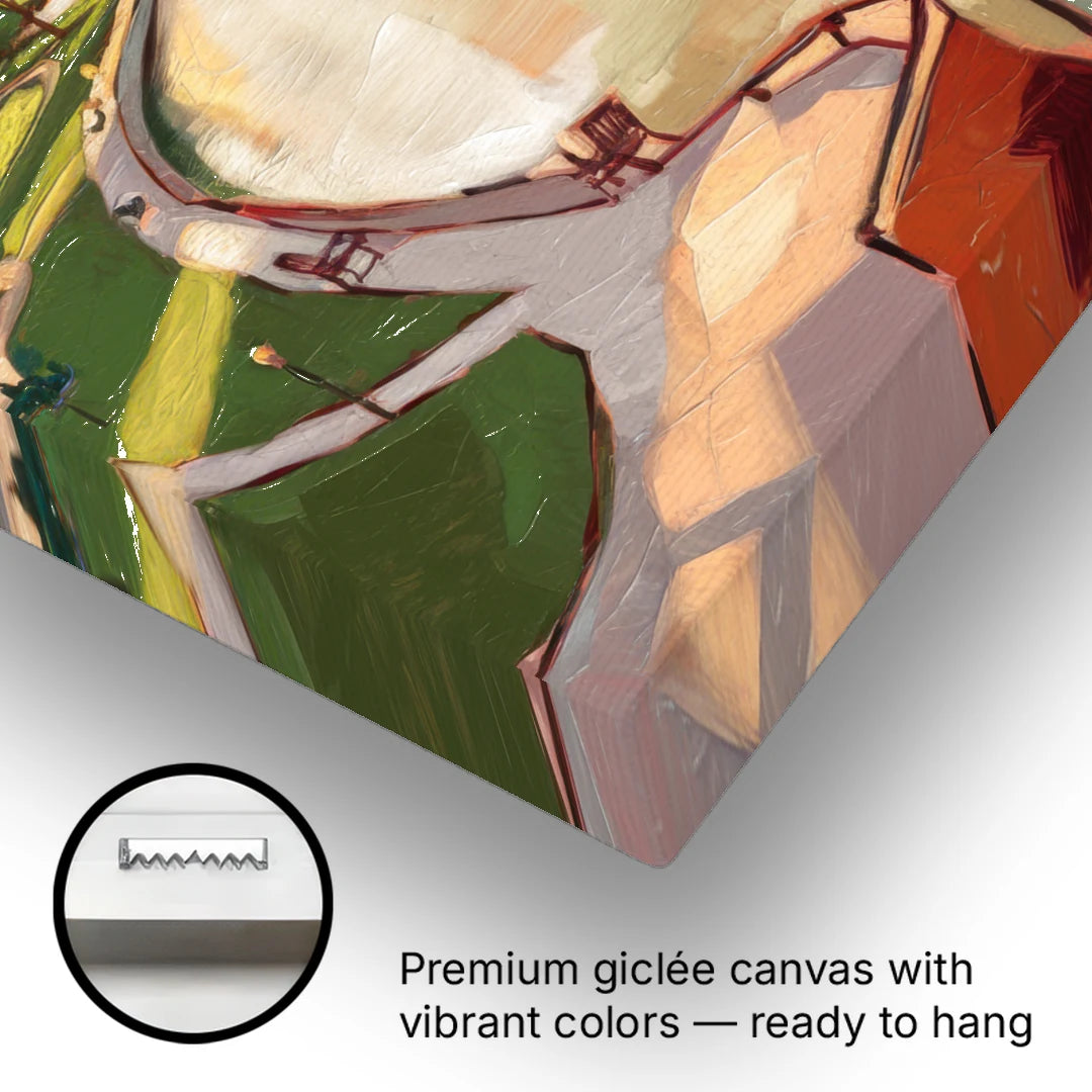 Omaha Scenic Riverfront - Canvas Wall Art - Gallery Wrap Corner