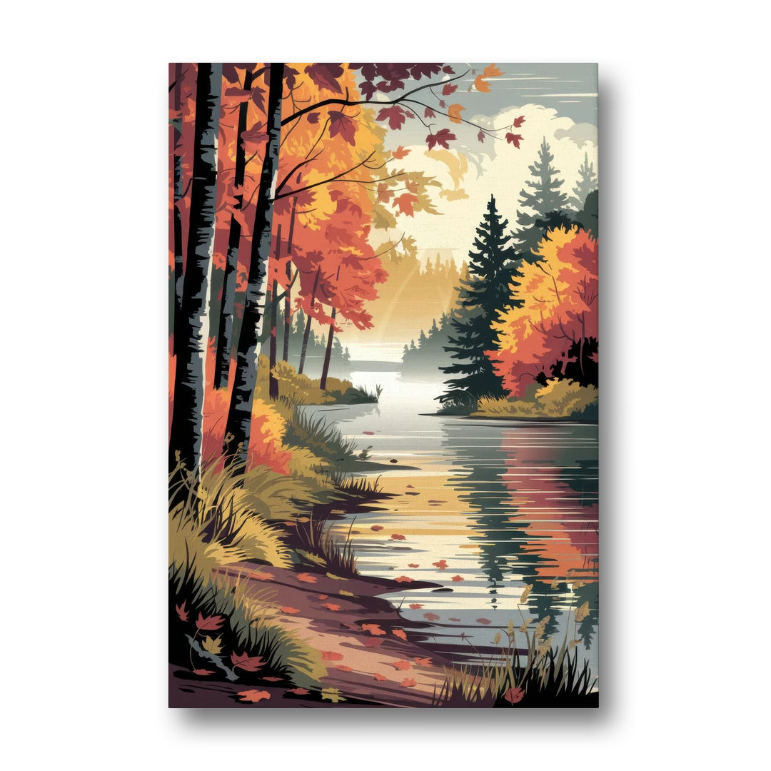 Ontario Autumn Colors - Canvas Wall Art - Front