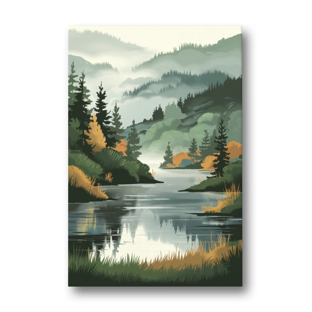 Ontario Lake Reflections - Canvas Wall Art - Front