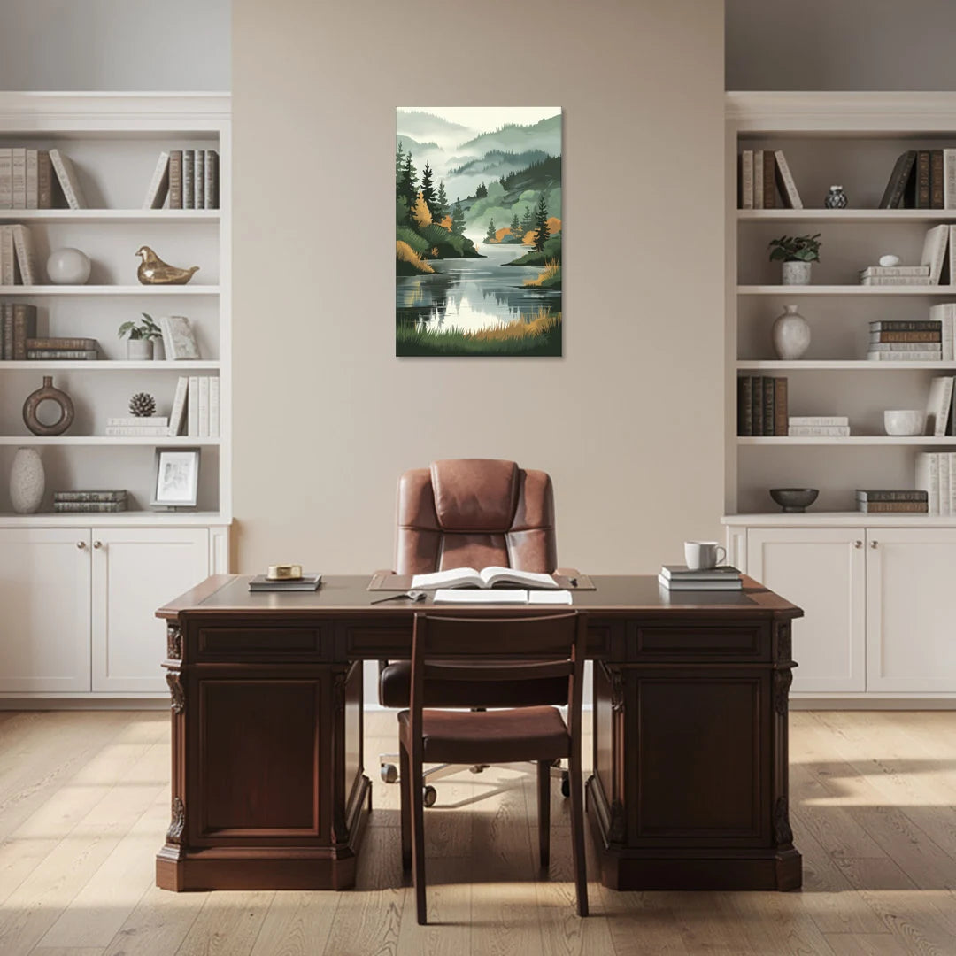 Ontario Lake Reflections - Canvas Wall Art - Office - 24x36