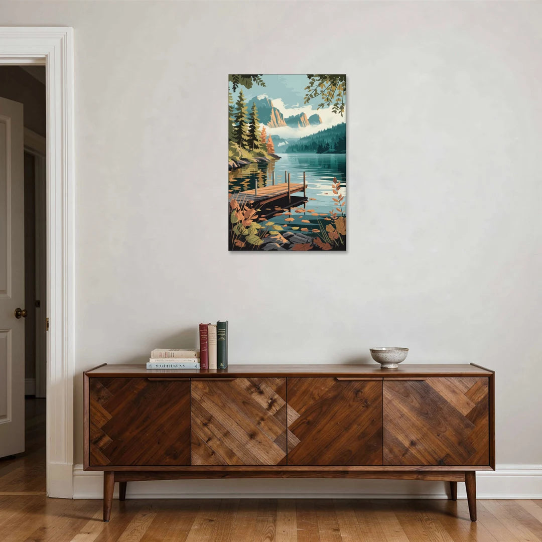 Ontario Lakeside Bliss - Canvas Wall Art - Coffee Table - 24x36