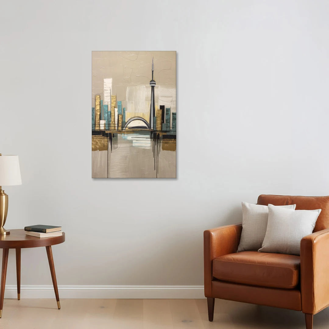 Ontario Urban Charm - Canvas Wall Art - Sofa - 24x36