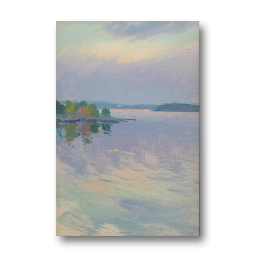 Oslo Fjord Serenity - Canvas Wall Art - Front