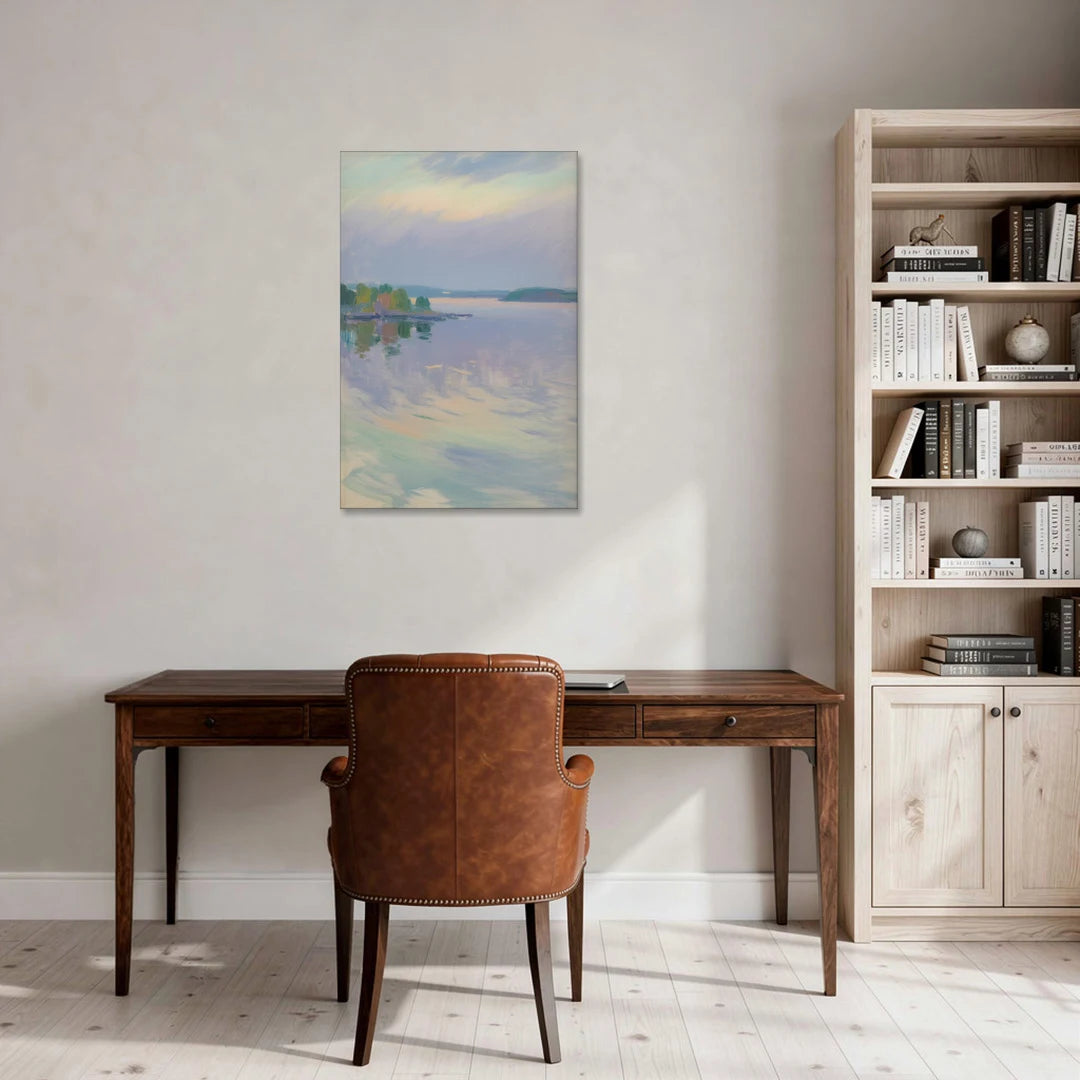 Oslo Fjord Serenity - Canvas Wall Art - Office - 24x36