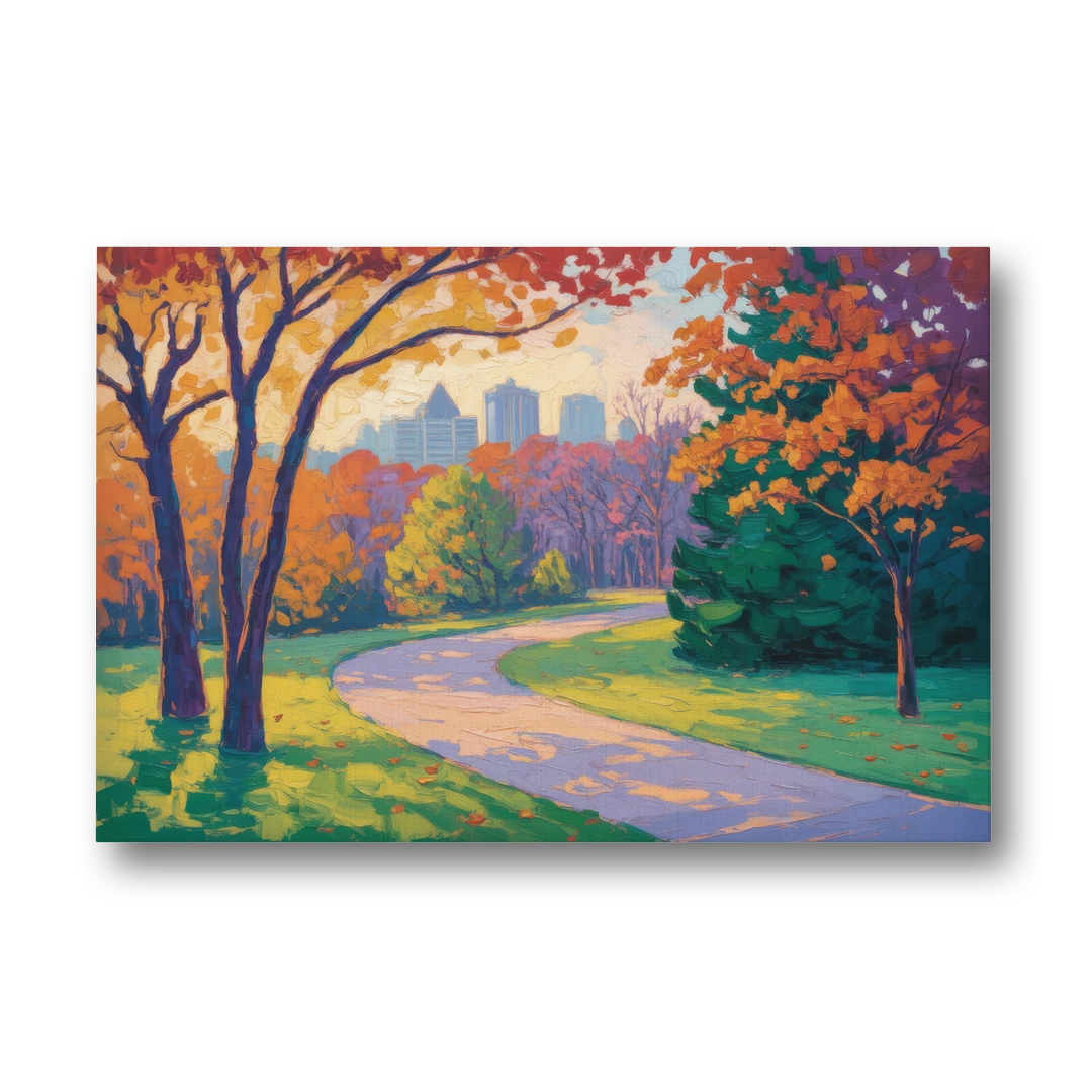 Ottawa Autumn Foliage - Canvas Wall Art - Front