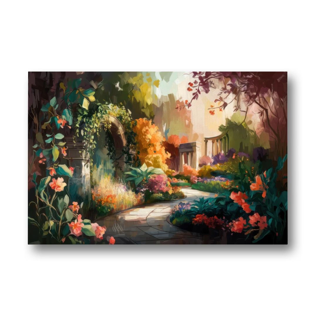 Oxford Botanical Gardens - Canvas Wall Art - Front