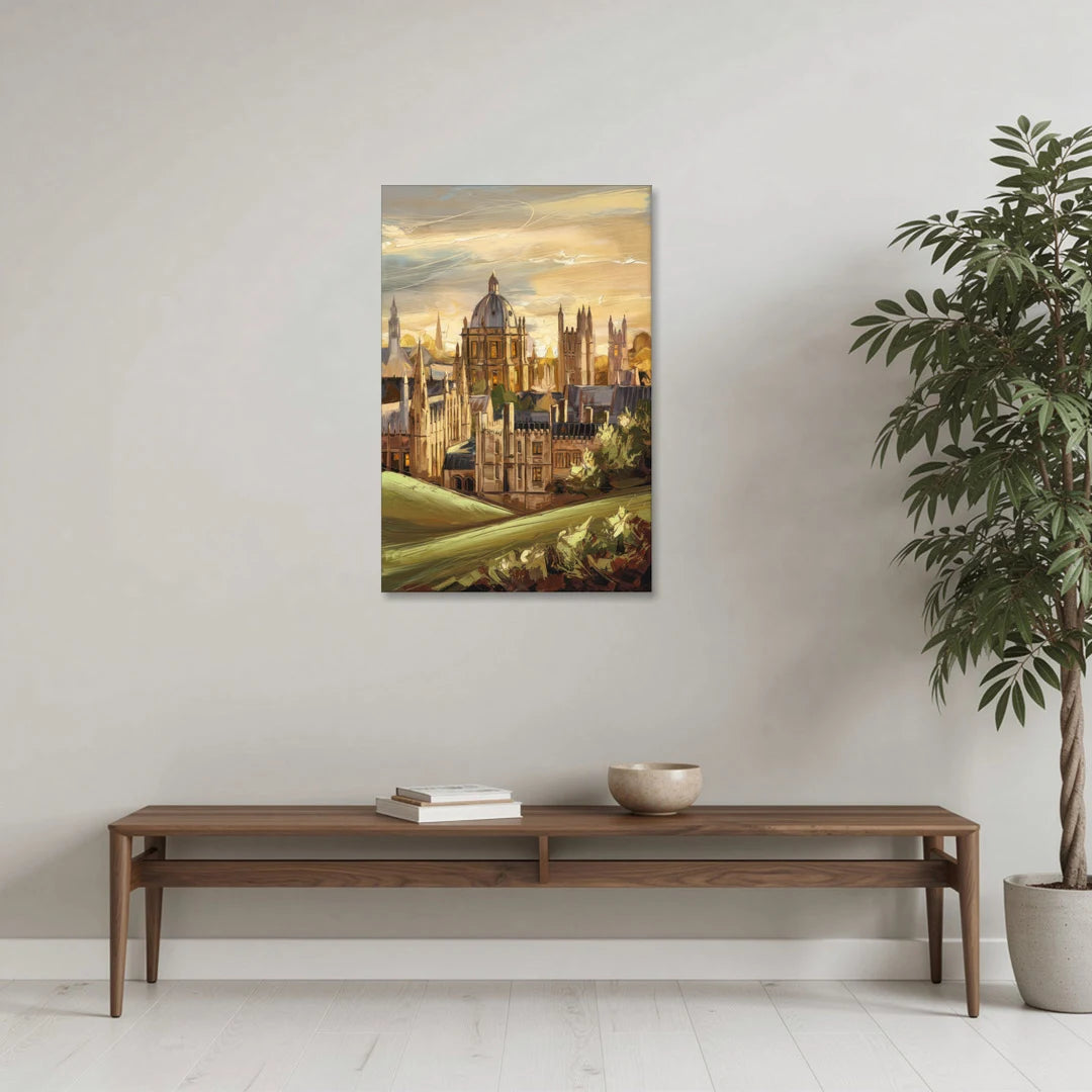 Oxford Dreaming Spires - Canvas Wall Art - Coffee Table - 24x36