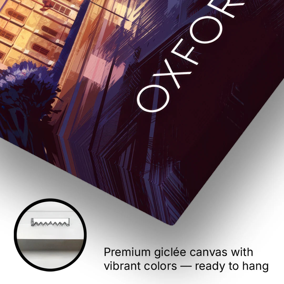 Oxford Timeless Elegance - Canvas Wall Art - Gallery Wrap Corner