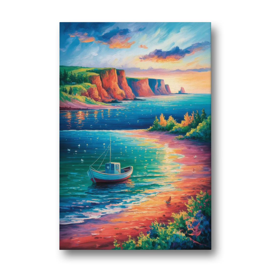 PEI Coastal Charm - Canvas Wall Art - Front
