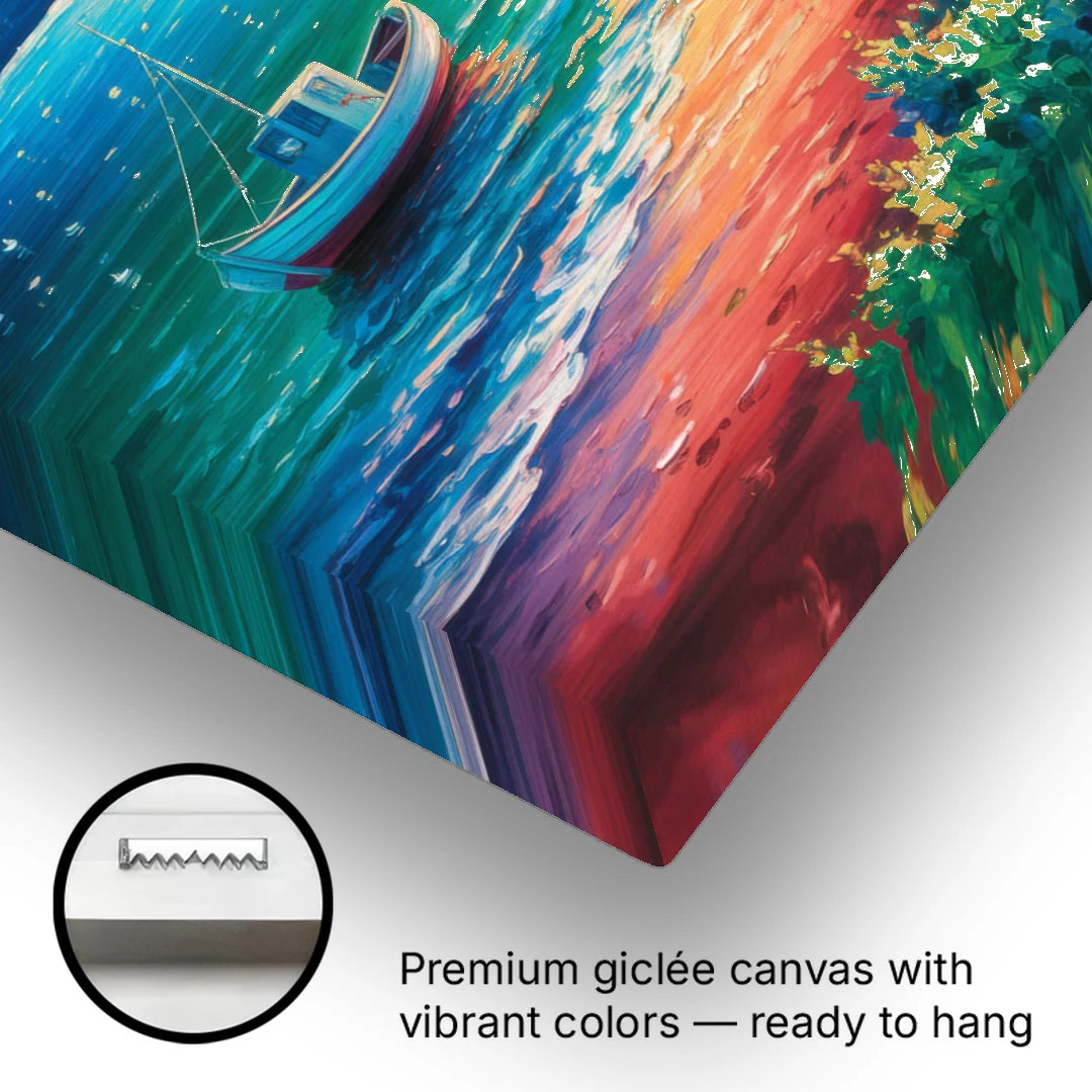 PEI Coastal Charm - Canvas Wall Art - Gallery Wrap Corner