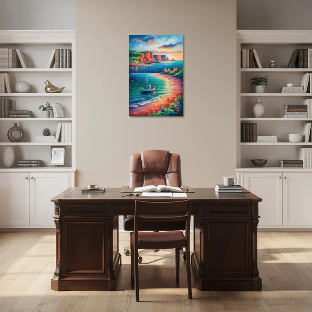 PEI Coastal Charm - Canvas Wall Art - Office - 24x36