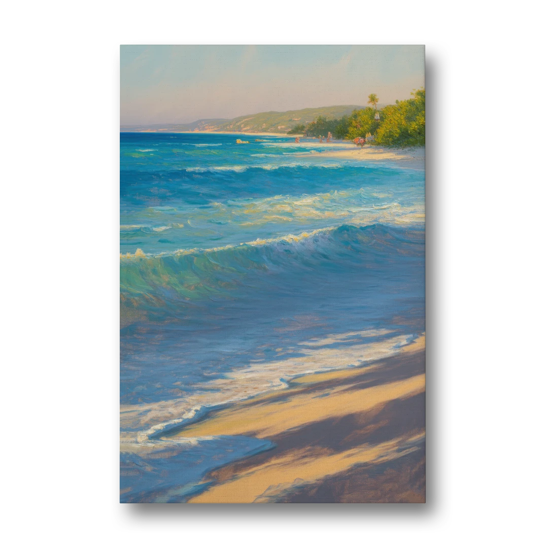 Palancar Beach Waters - Canvas Wall Art - Front