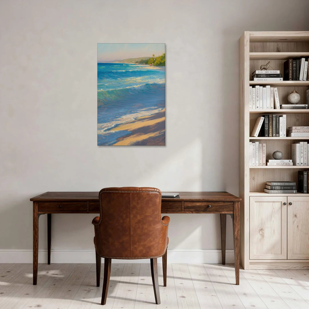Palancar Beach Waters - Canvas Wall Art - Office - 24x36