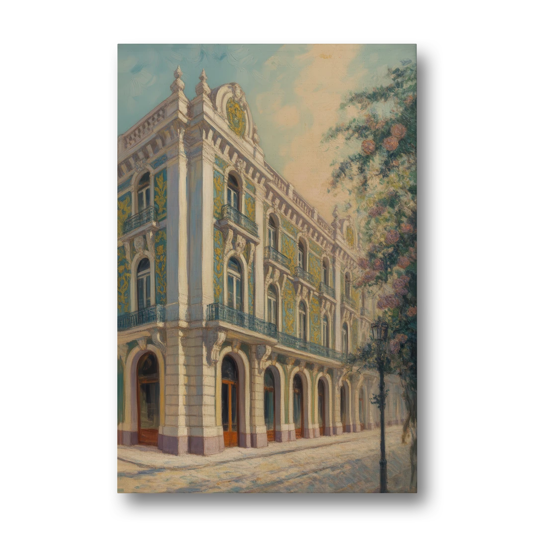 Palácio da Bolsa Elegance - Canvas Wall Art - Front