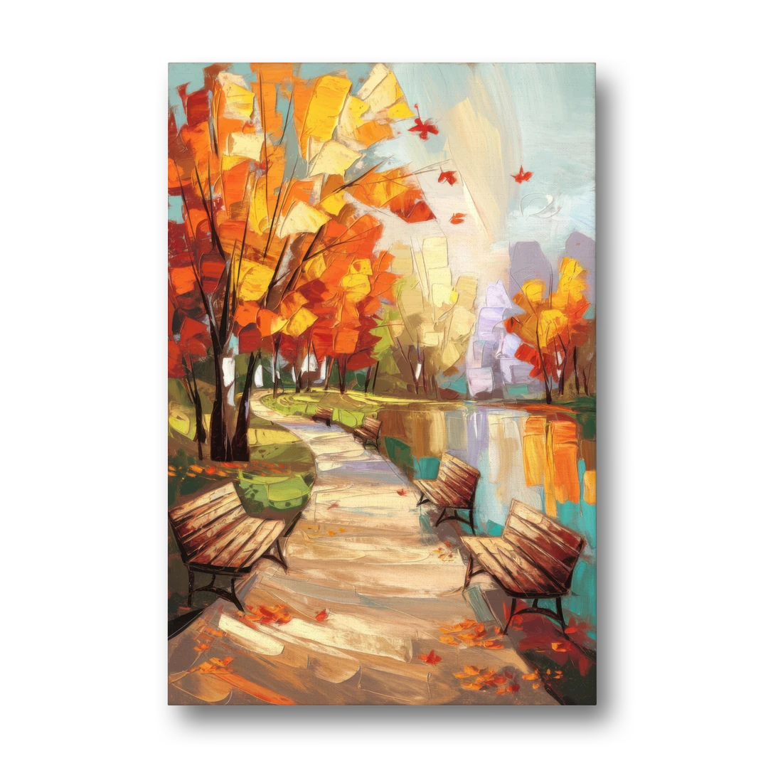 Park City Autumn Colors - Canvas Wall Art - Front